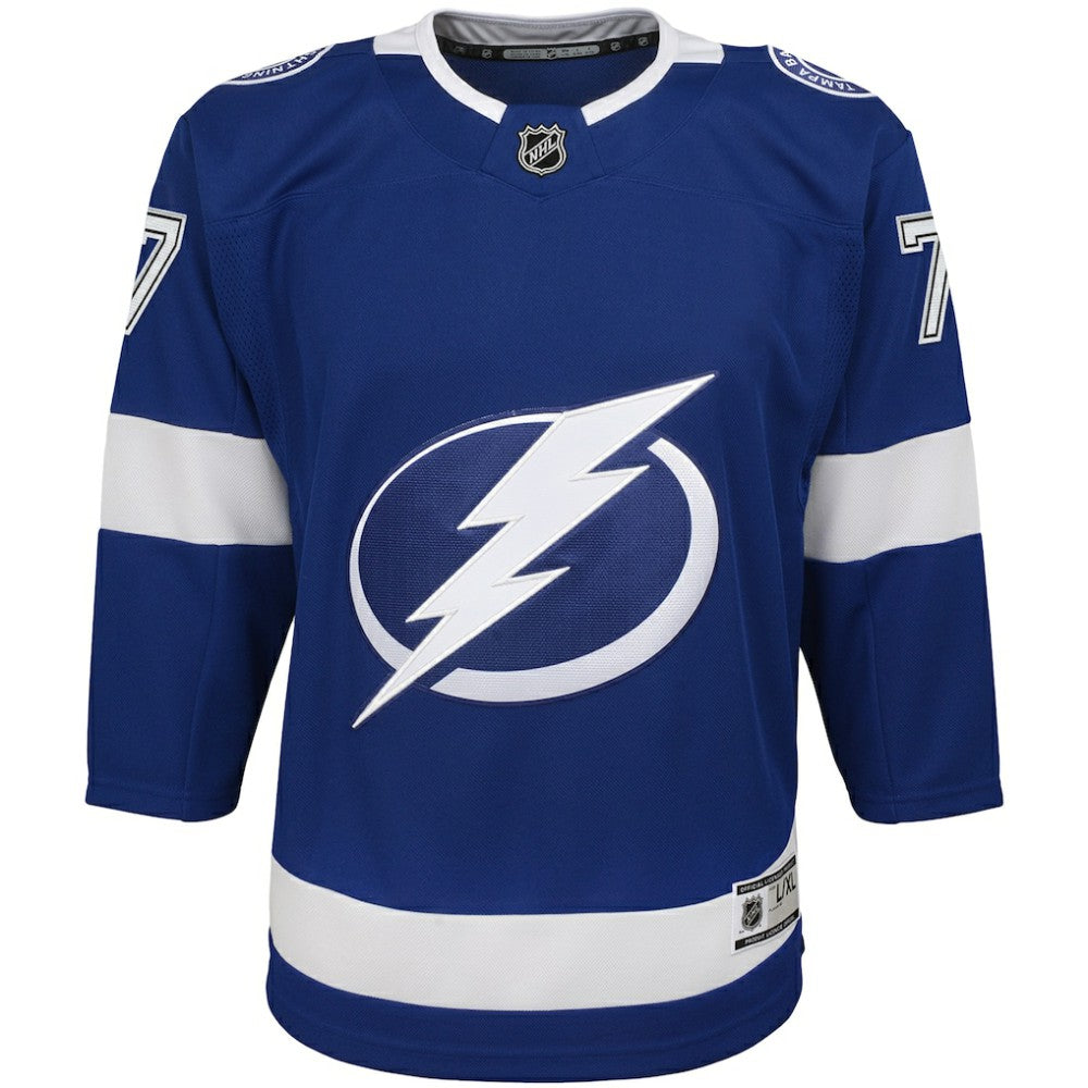 Victor Hedman Tampa Bay Lightning Youth Home Premier Player Jersey - Blue | NHL Jerseys