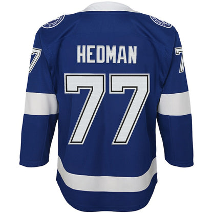 Victor Hedman Tampa Bay Lightning Youth Home Premier Player Jersey - Blue | NHL Jerseys