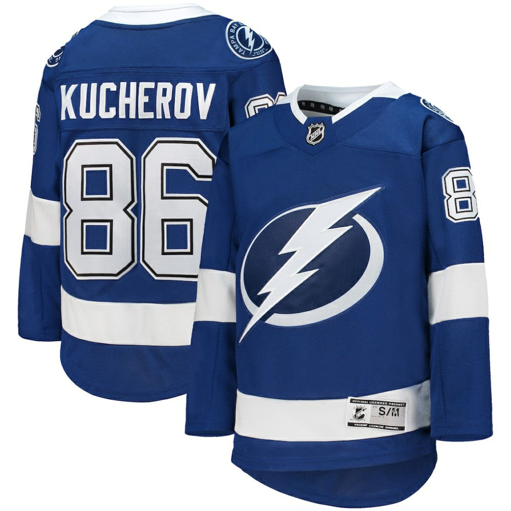 Nikita Kucherov Tampa Bay Lightning - Youth Home Premier Player Jersey Blue