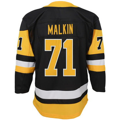 Evgeni Malkin Pittsburgh Penguins Youth Home Premier Player Jersey - Black | NHL Jerseys