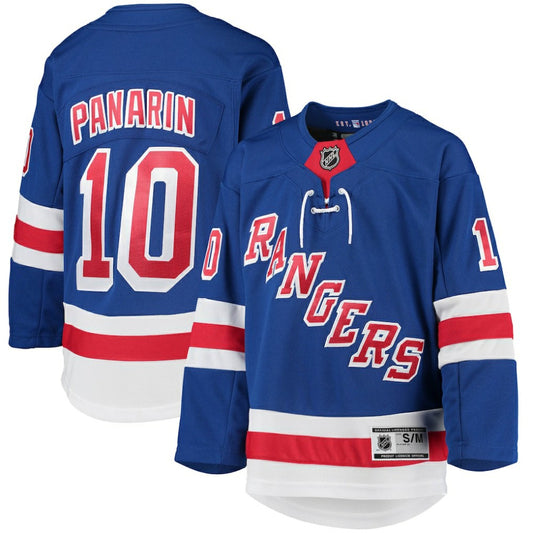 Artemi Panarin New York Rangers Youth Home Premier Player Jersey - Blue | NHL Jerseys