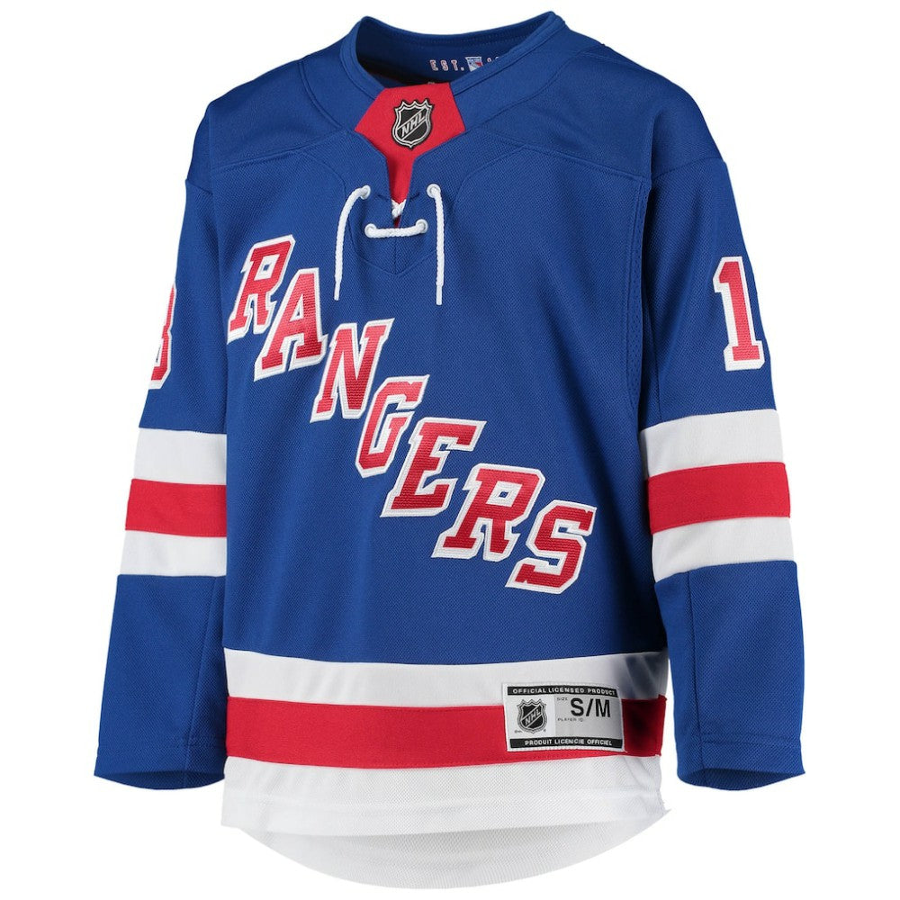 Alexis Lafreniere New York Rangers Youth Home Premier Player Jersey Blue