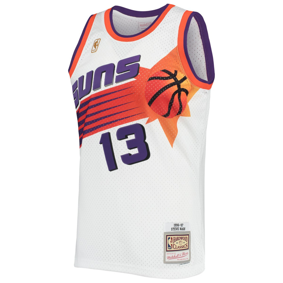 Steve Nash Phoenix Suns 1996/97 Hardwood Classics Swingman Jersey - White | NBA Jerseys