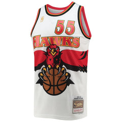 Mitchell & Ness - Dikembe Mutombo Atlanta Hawks 1996/97 Hardwood Classics Swingman Jersey - White