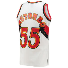 Mitchell & Ness - Dikembe Mutombo Atlanta Hawks 1996/97 Hardwood Classics Swingman Jersey - White