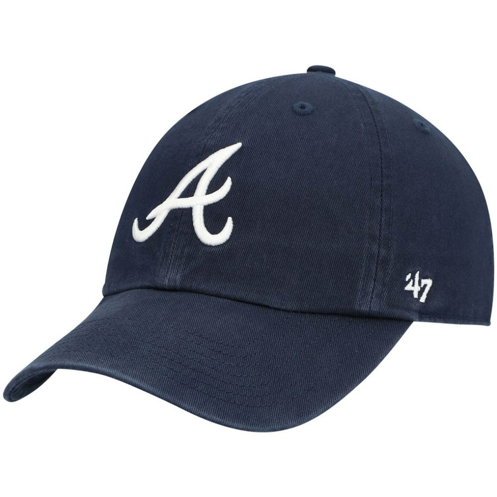 Atlanta Braves '47 Youth Team Logo Clean Up Adjustable Hat Clearance