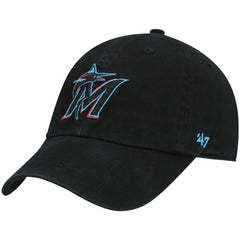 Miami Marlins '47 Youth Team Logo Clean Up Adjustable Hat discount