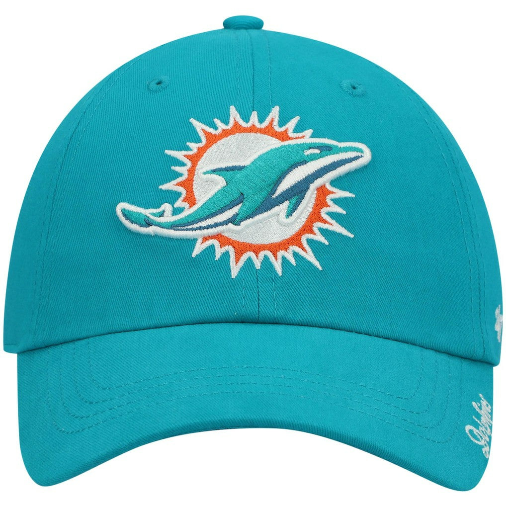 Miami Dolphins '47 Women's Miata Clean Up Primary Adjustable Hat Aqua - 47 brand