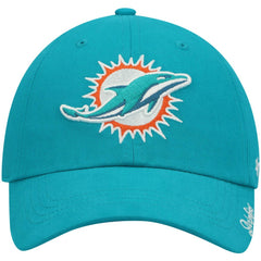 Miami Dolphins '47 Women's Miata Clean Up Primary Adjustable Hat Aqua - 47 brand