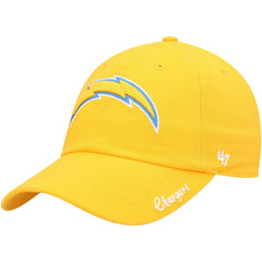 Los Angeles Chargers '47 Women's Miata Clean Up Secondary Logo Adjustable Hat Gold - 47 brand
