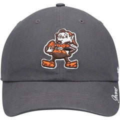 Cleveland Browns '47 Women's Brownie The Elf Miata Clean Up Adjustable Hat Charcoal - 47 brand