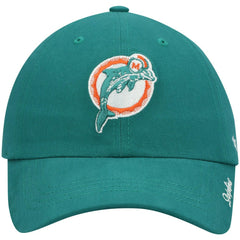 Miami Dolphins '47 Women's Miata Clean Up Adjustable Hat Aqua - 47 brand