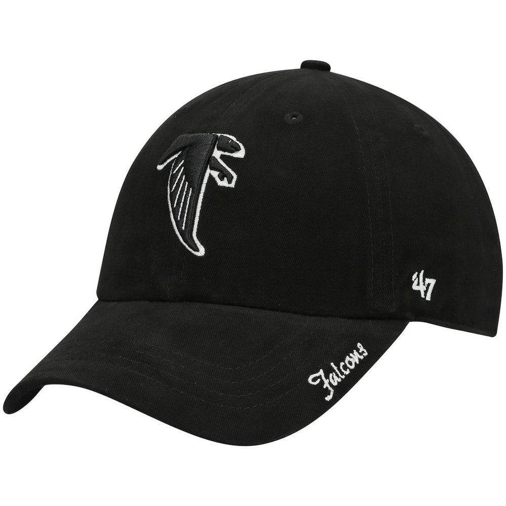 Atlanta Falcons '47 Women's Miata Clean Up Adjustable Hat Black - 47 brand