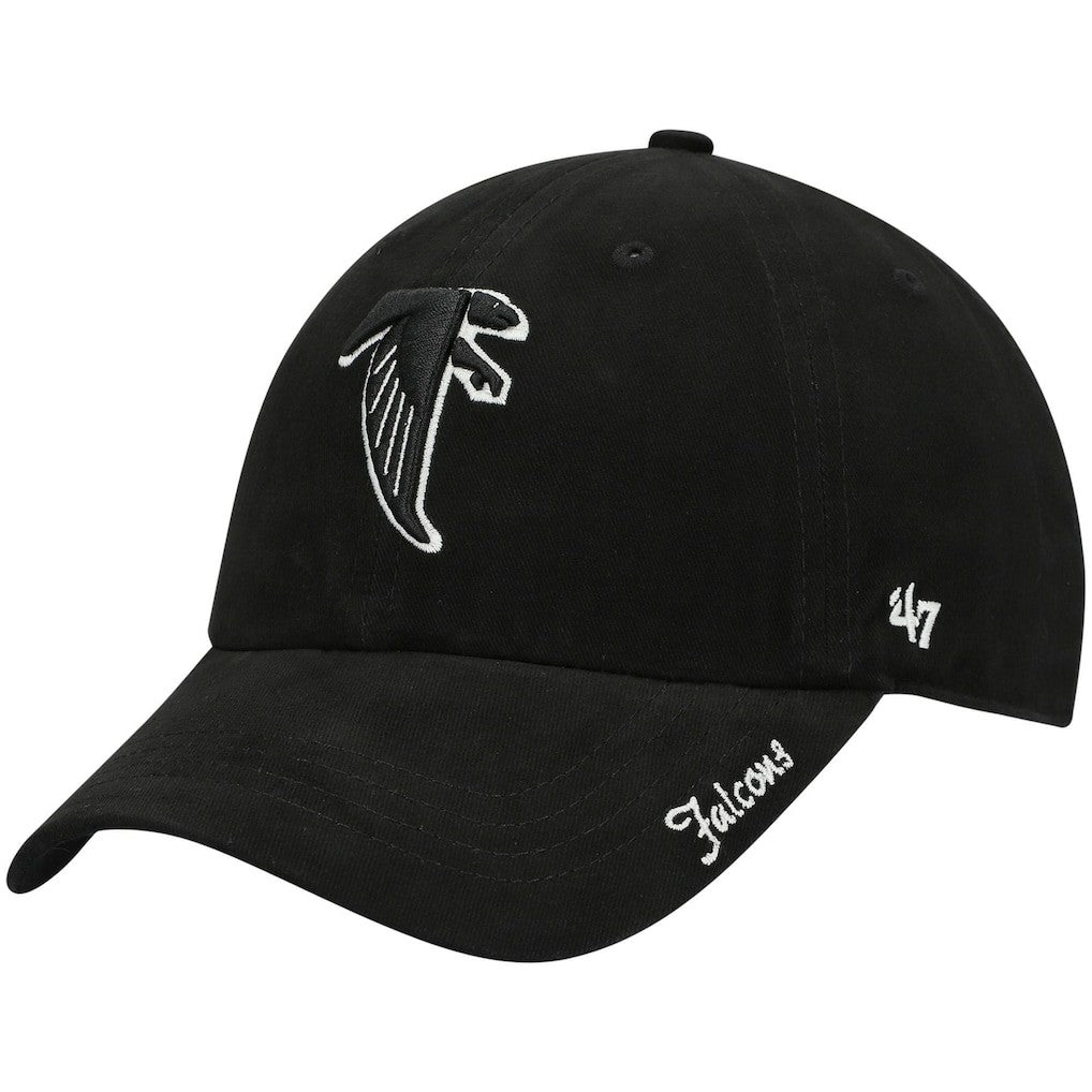 Atlanta Falcons '47 Women's Miata Clean Up Adjustable Hat Black - 47 brand