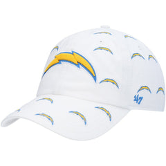 Los Angeles Chargers '47 Women's Team Confetti Clean Up Adjustable Hat White - 47 brand