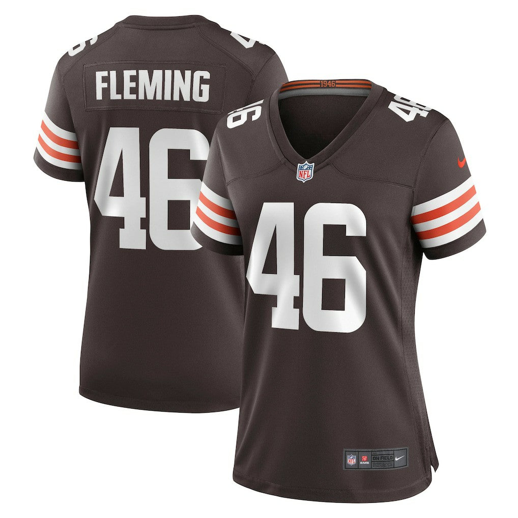 Don Fleming Cleveland Browns Women's Retired Player Jersey Brown - Nike