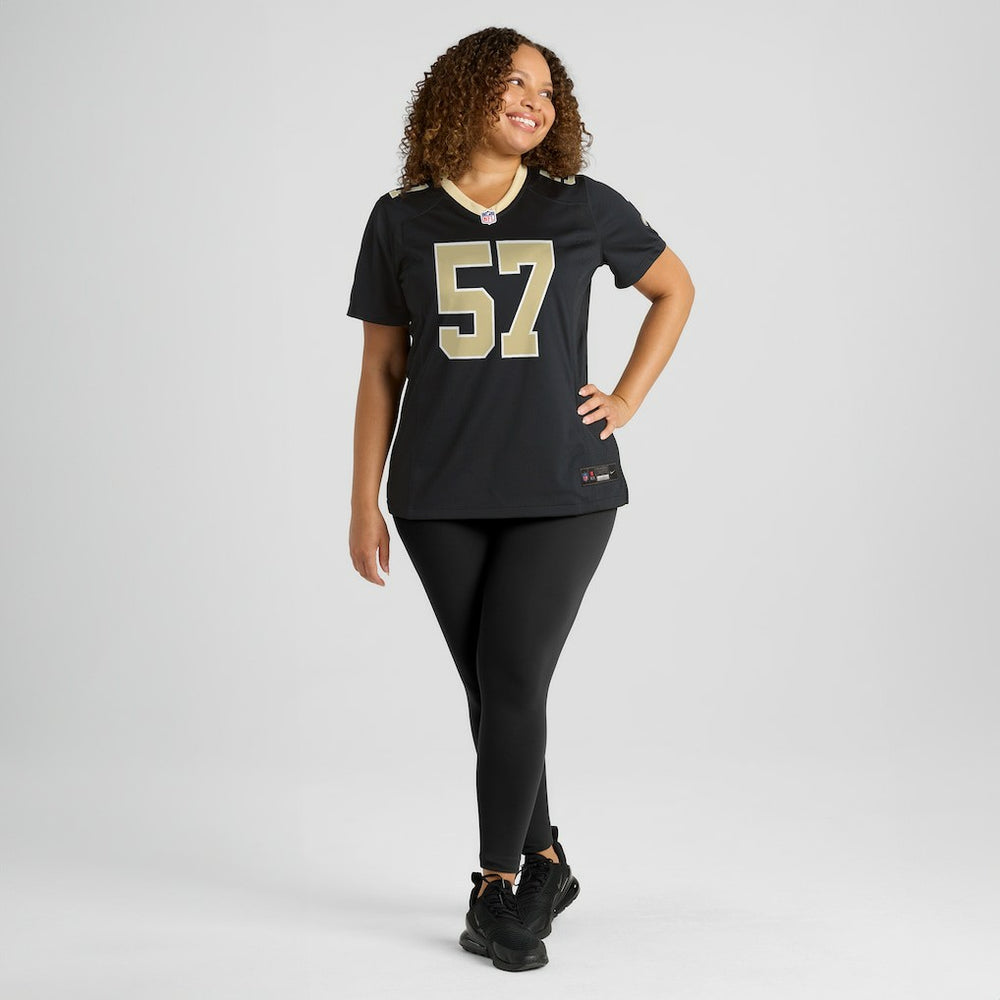 Rickey Jackson New Orleans Saints Women's Retired Player Jersey Black - Nike