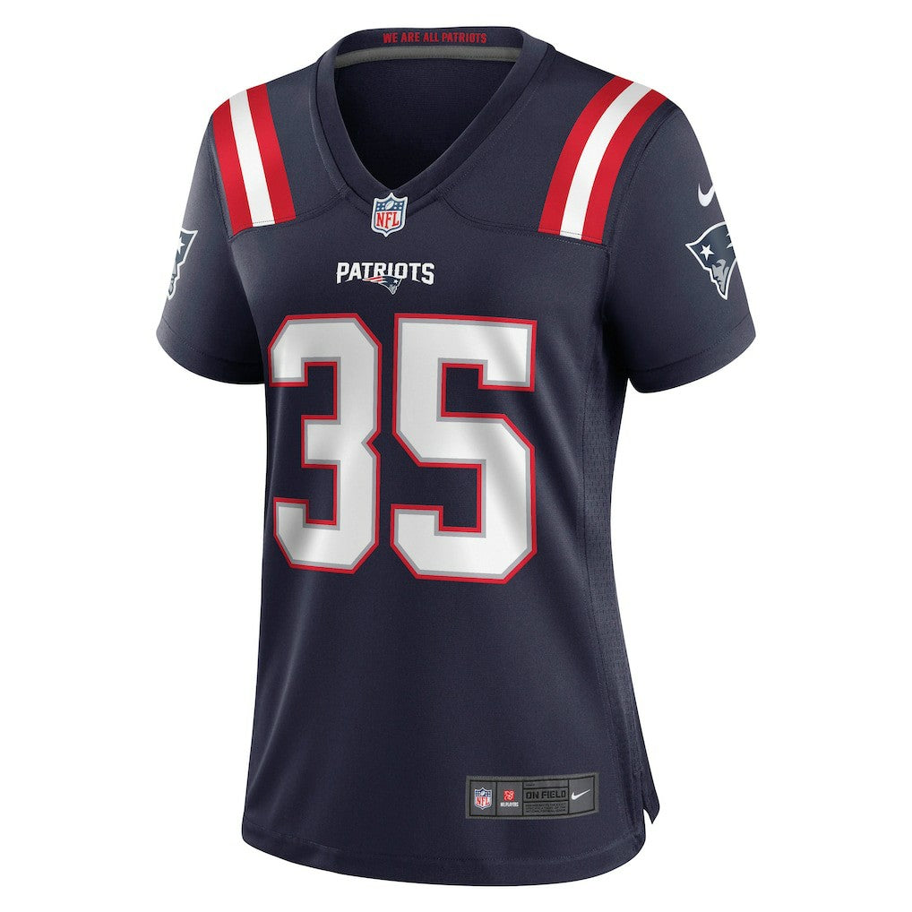 Jim Nance New England Patriots Women's Retired Player Jersey Navy - Nike