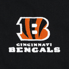Cincinnati Bengals Dunbrooke Big & Tall Dakota Canvas Hoodie Full-Zip Jacket Black - NFL