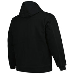 Tampa Bay Buccaneers Dunbrooke Big & Tall Dakota Canvas Hoodie Full-Zip Jacket Black - NFL