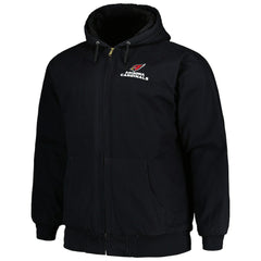 Arizona Cardinals Dunbrooke Big & Tall Dakota Canvas Hoodie Full-Zip Jacket Black - NFL