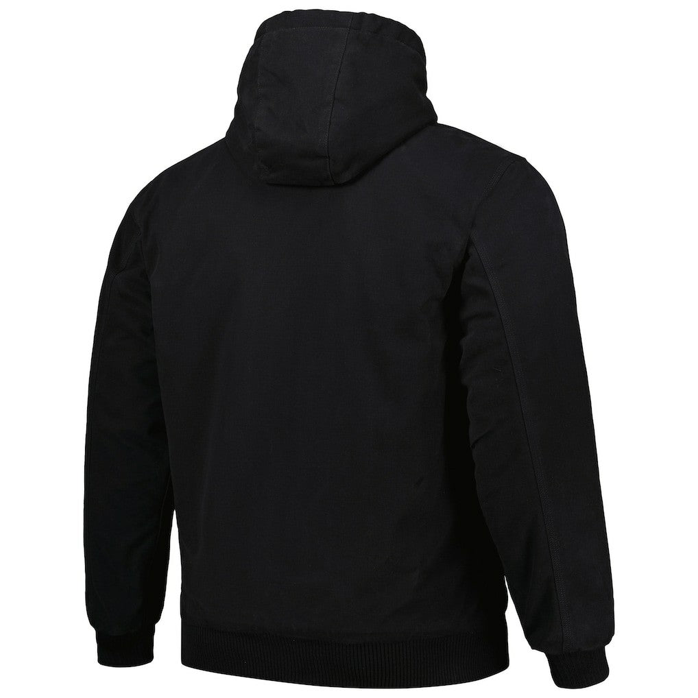 Arizona Cardinals Dunbrooke Big & Tall Dakota Canvas Hoodie Full-Zip Jacket Black - NFL