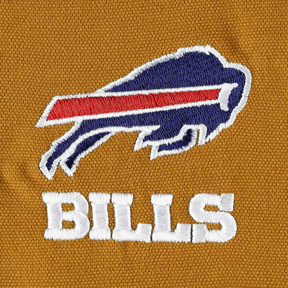 Buffalo Bills Dunbrooke Big & Tall Dakota Canvas Hoodie Full-Zip Jacket Tan - NFL
