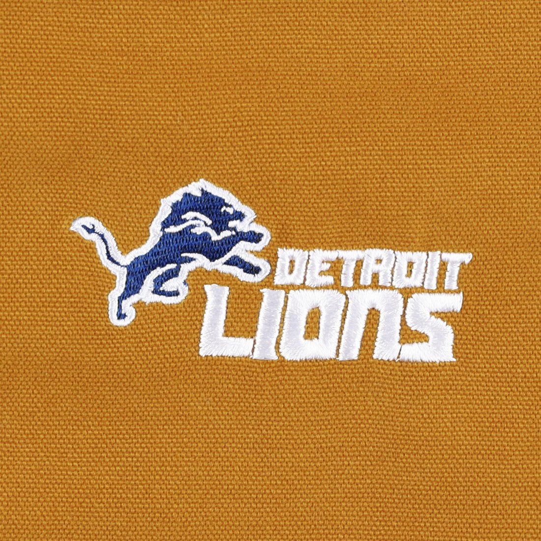 Detroit Lions Dunbrooke Big & Tall Dakota Canvas Hoodie Full-Zip Jacket Tan - NFL