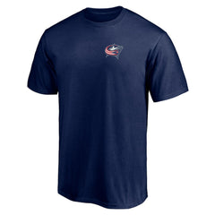Columbus Blue Jackets - Number One Dad Logo T-Shirt Navy