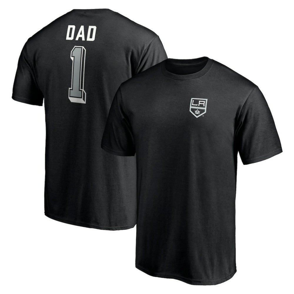 Los Angeles Kings - Number One Dad Logo T-Shirt Black