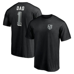Los Angeles Kings - Number One Dad Logo T-Shirt Black