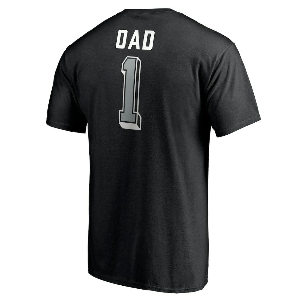 Los Angeles Kings - Number One Dad Logo T-Shirt Black