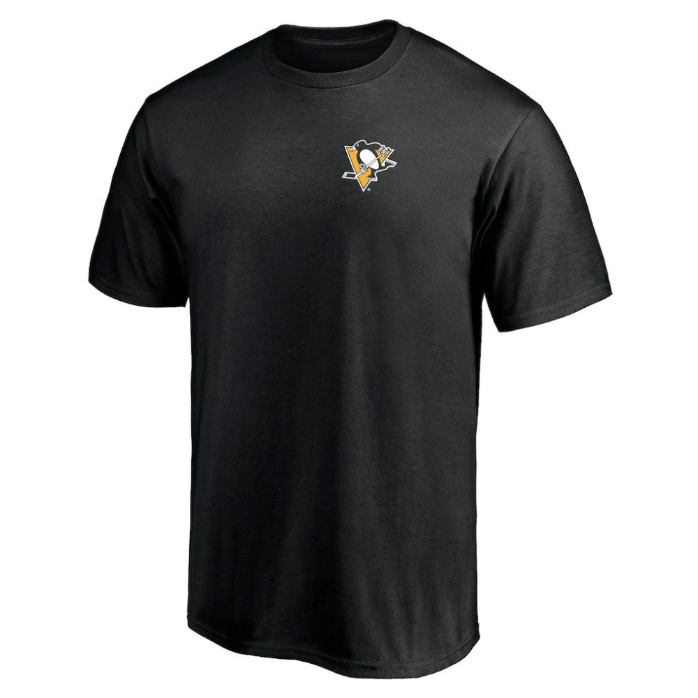 Pittsburgh Penguins Number One Dad Logo T-Shirt Black