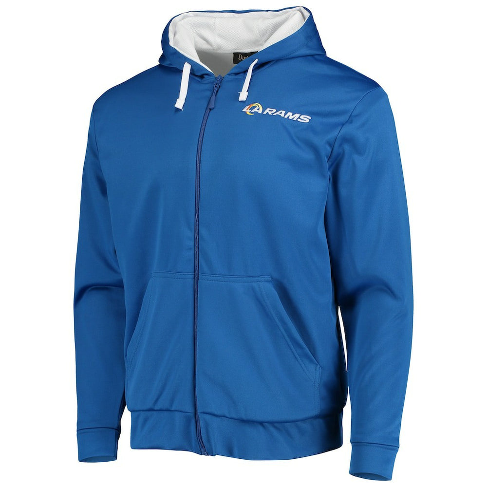 Los Angeles Rams Dunbrooke Apprentice Full-Zip Hoodie Royal/White - NFL