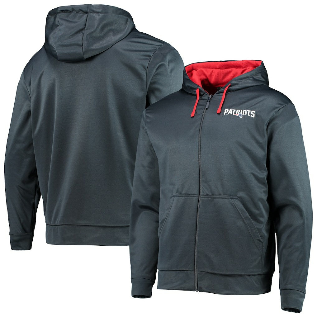 New England Patriots Dunbrooke Apprentice Full-Zip Hoodie Navy/Red - NFL