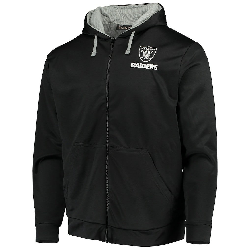 Las Vegas Raiders Dunbrooke Apprentice Full-Zip Hoodie Black/Gray - NFL