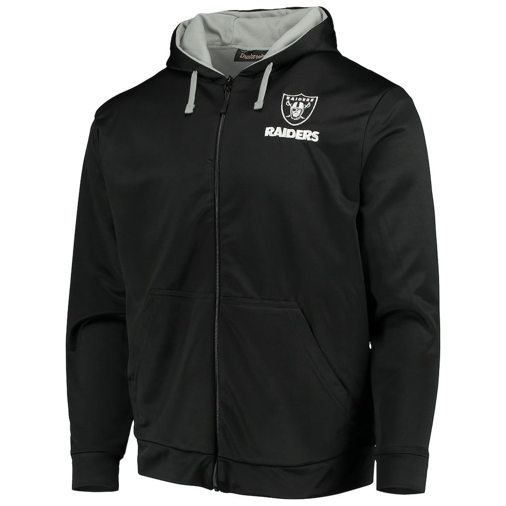 Las Vegas Raiders Dunbrooke Apprentice Full-Zip Hoodie Black/Gray - NFL