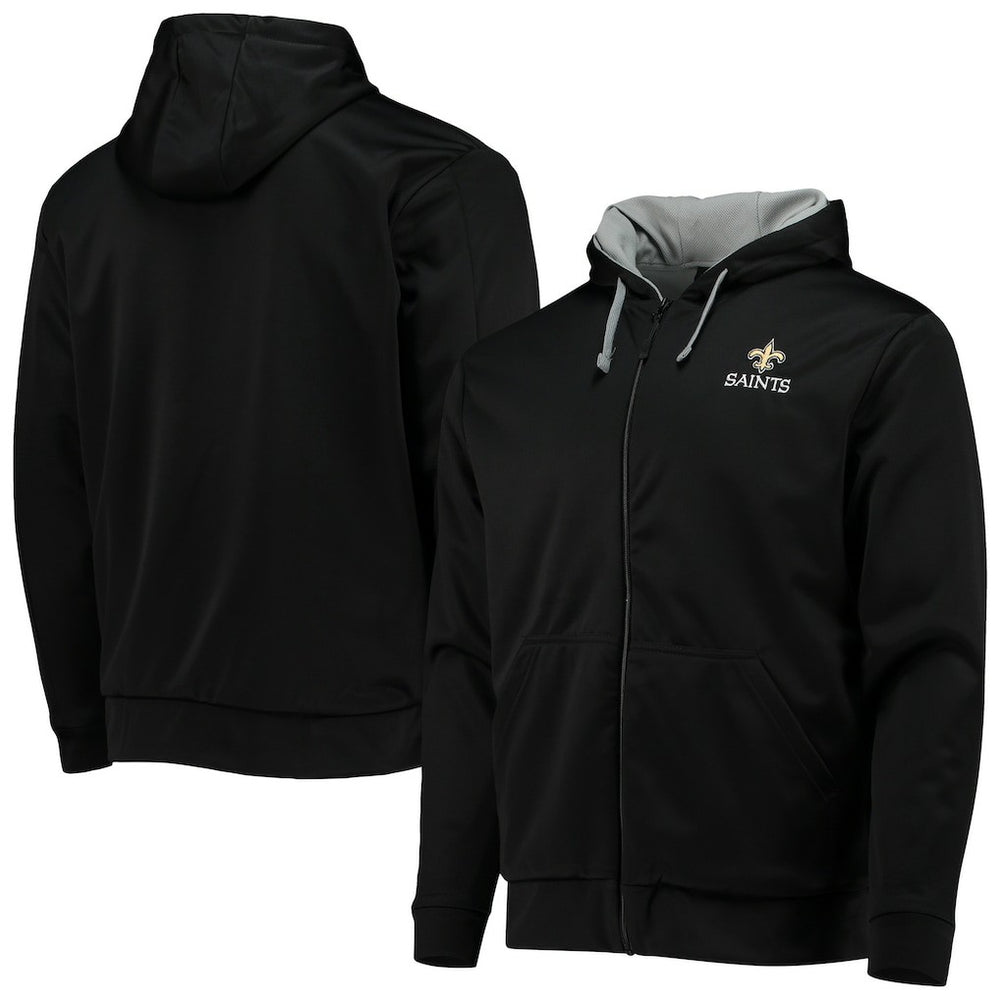 New Orleans Saints Dunbrooke Apprentice Full-Zip Hoodie Black/Gray - NFL