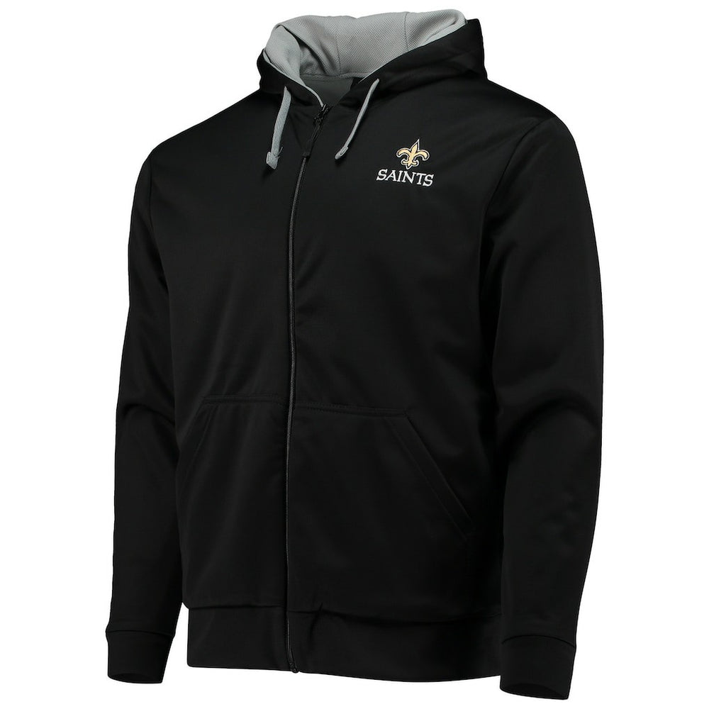 New Orleans Saints Dunbrooke Apprentice Full-Zip Hoodie Black/Gray - NFL