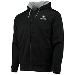 New Orleans Saints Dunbrooke Apprentice Full-Zip Hoodie Black/Gray - NFL