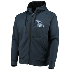Tennessee Titans Dunbrooke Shag Tri-Blend Full-Zip Raglan Hoodie Navy - NFL