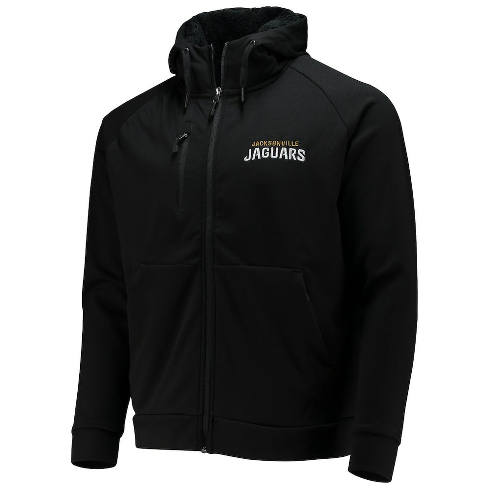 Jacksonville Jaguars Dunbrooke Shag Tri-Blend Full-Zip Raglan Hoodie Black - NFL