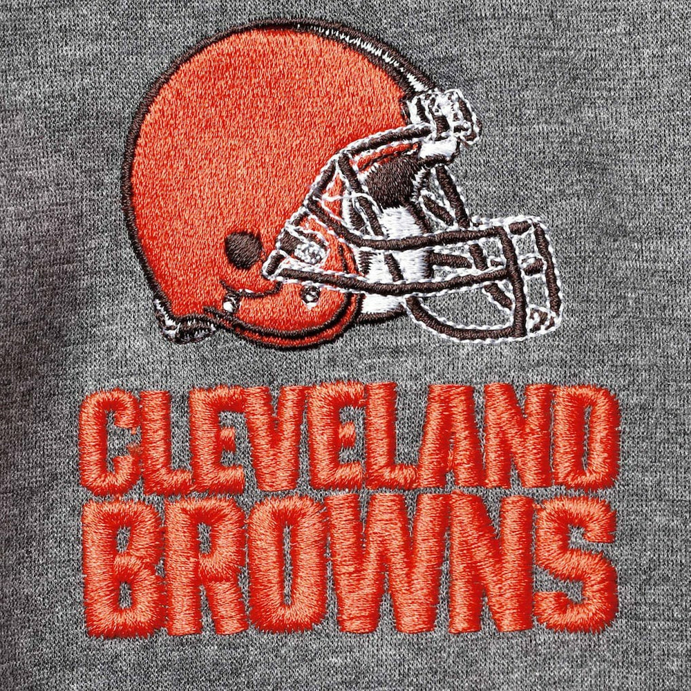 Cleveland Browns Dunbrooke Shag Tri-Blend Full-Zip Raglan Hoodie Charcoal - NFL