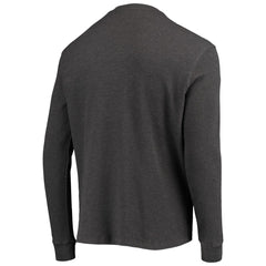 Seattle Seahawks Dunbrooke Logo Maverick Thermal Henley Long Sleeve T-Shirt Heathered Gray - NFL