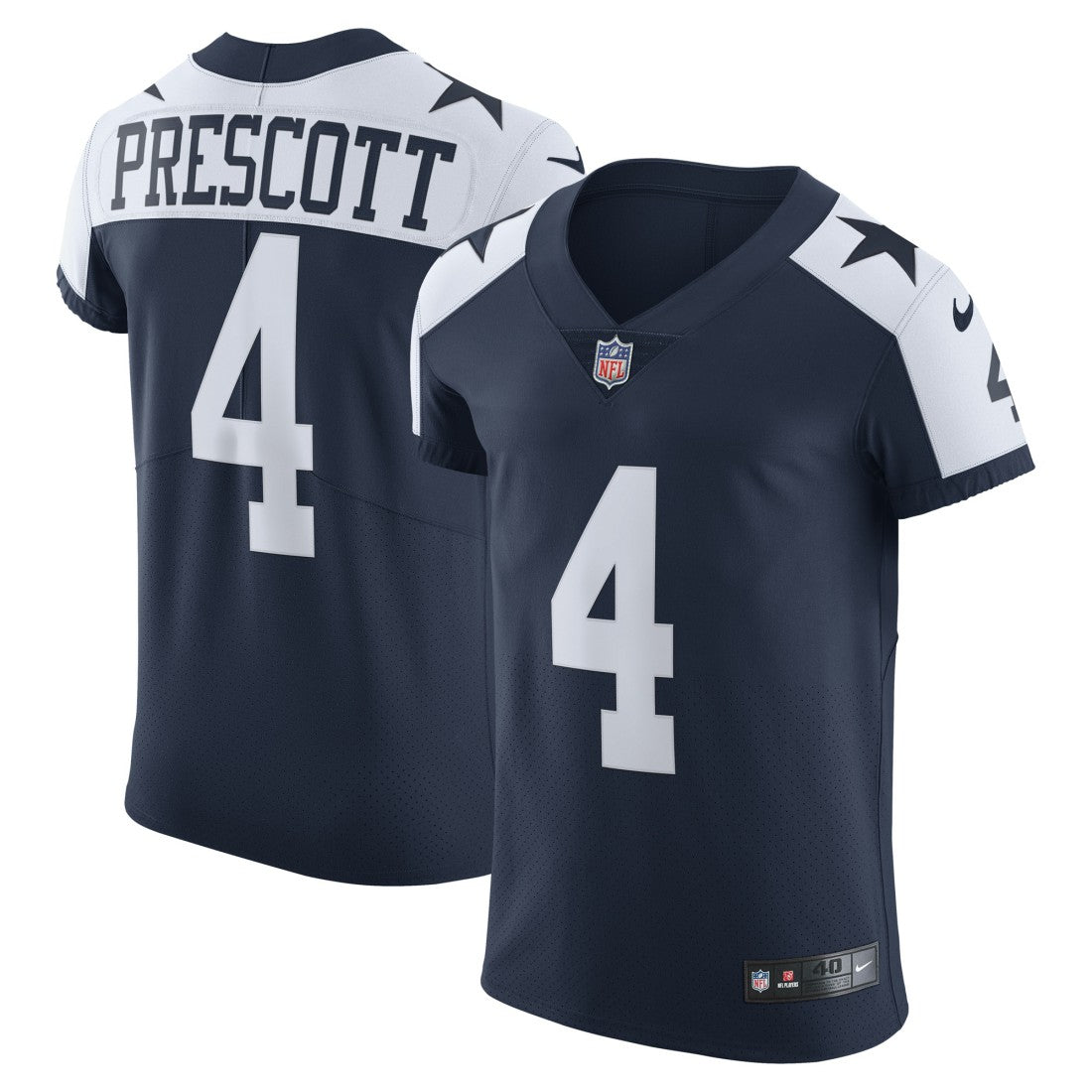 Dak Prescott Dallas Cowboys Alternate Vapor Elite Player Jersey Navy - Nike