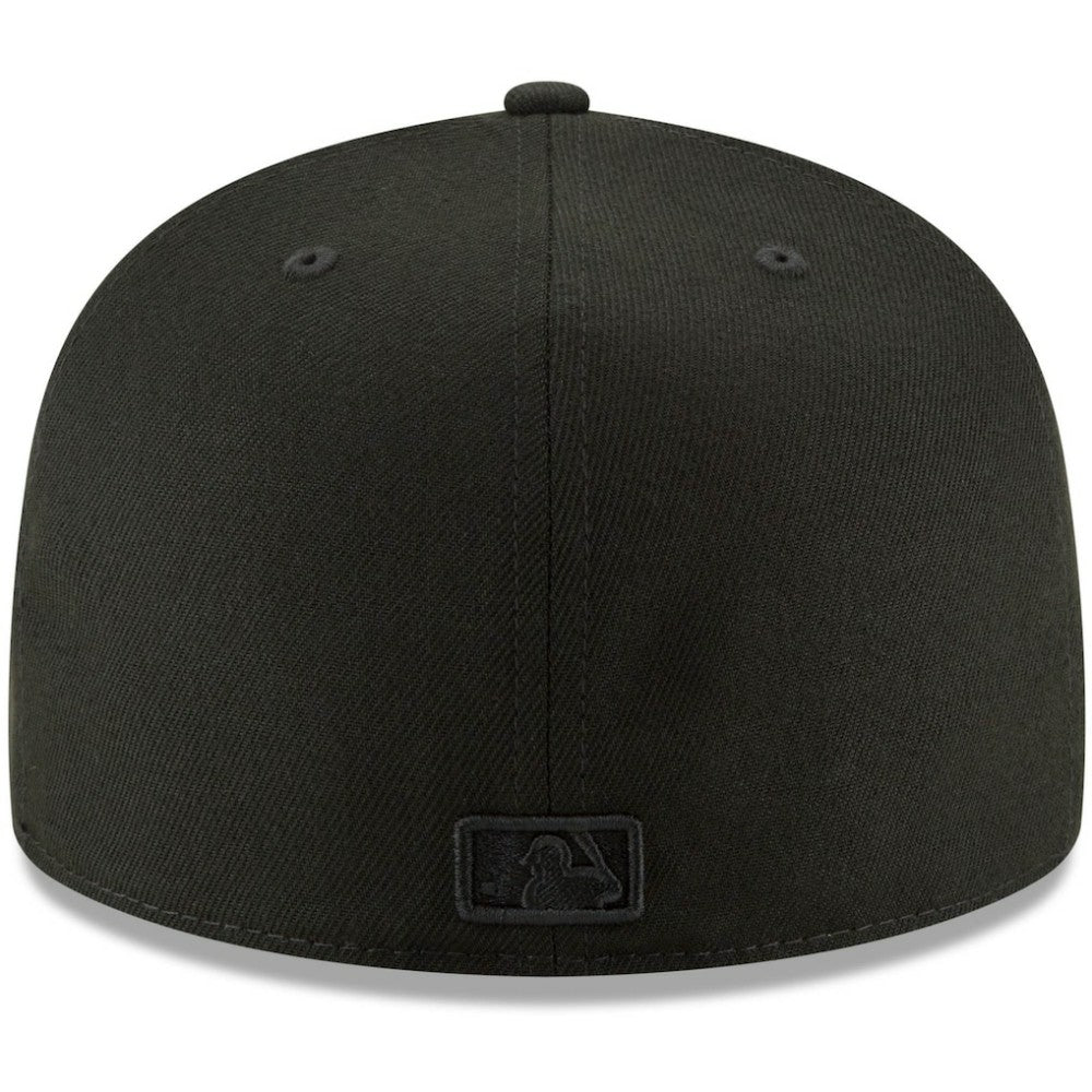 St. Louis Cardinals New Era Black on Black 59FIFTY Fitted Hat On Sale