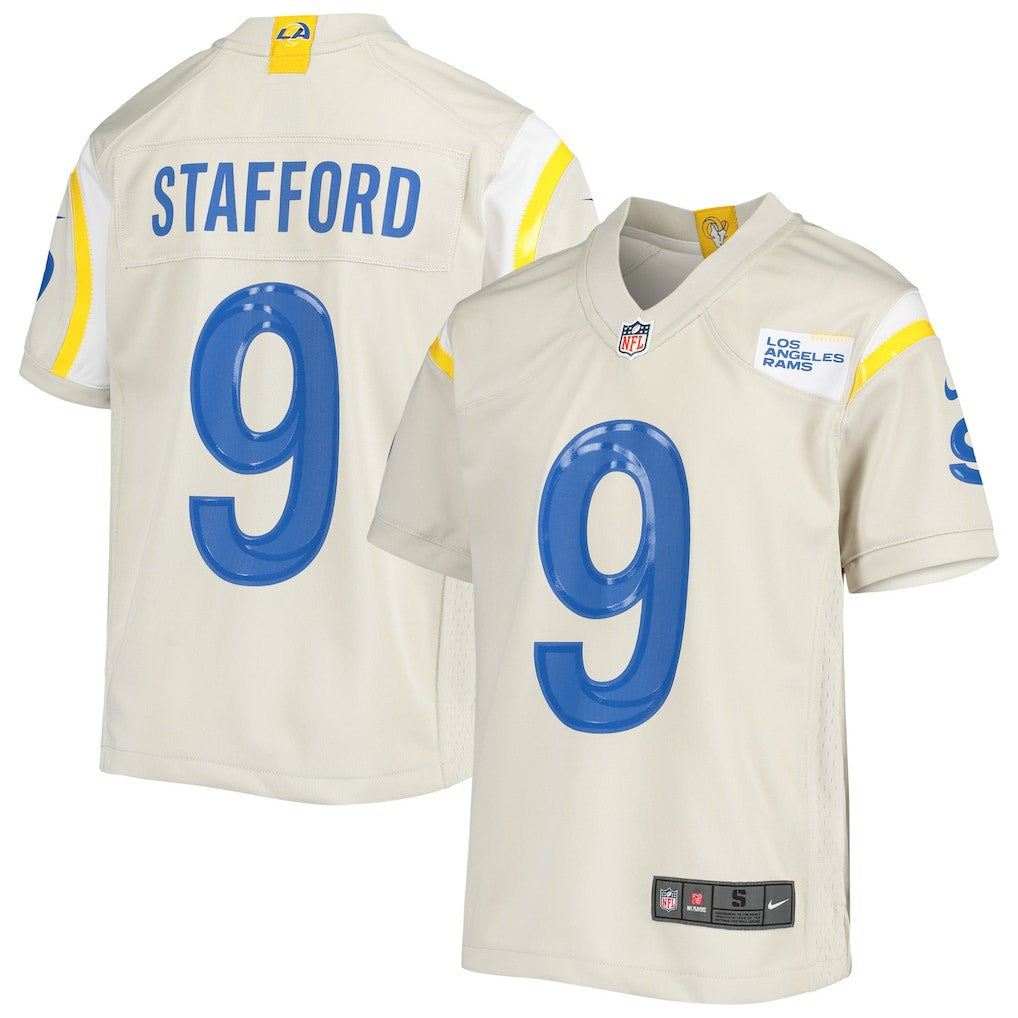 Matthew Stafford Los Angeles Rams Youth Game Jersey Cream - Nike