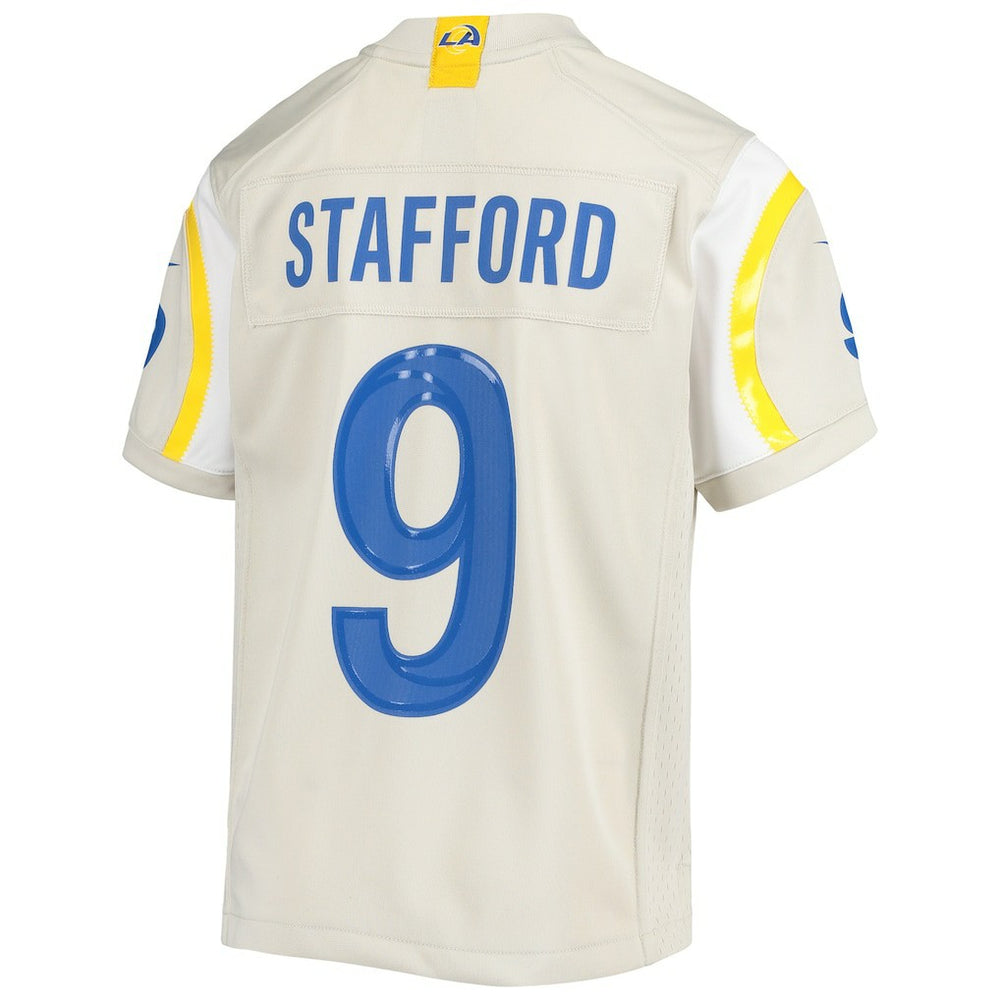 Matthew Stafford Los Angeles Rams Youth Game Jersey Cream - Nike
