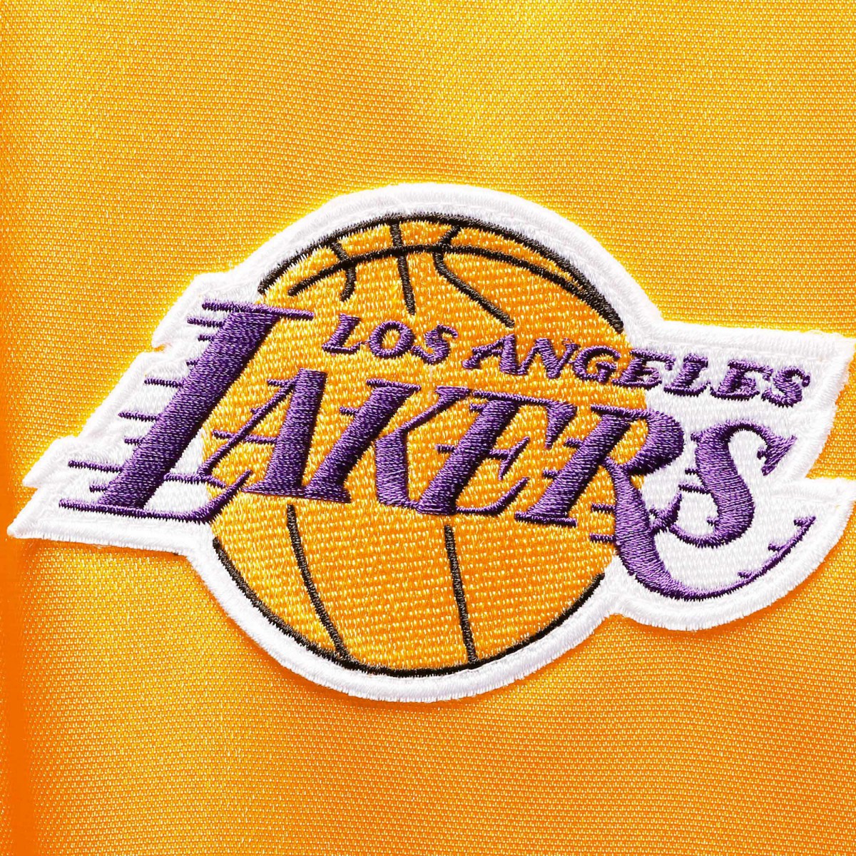 Mitchell & Ness - Los Angeles Lakers Hardwood Classics Big & Tall On-Court Shooting V-Neck Shirt - Gold/Purple