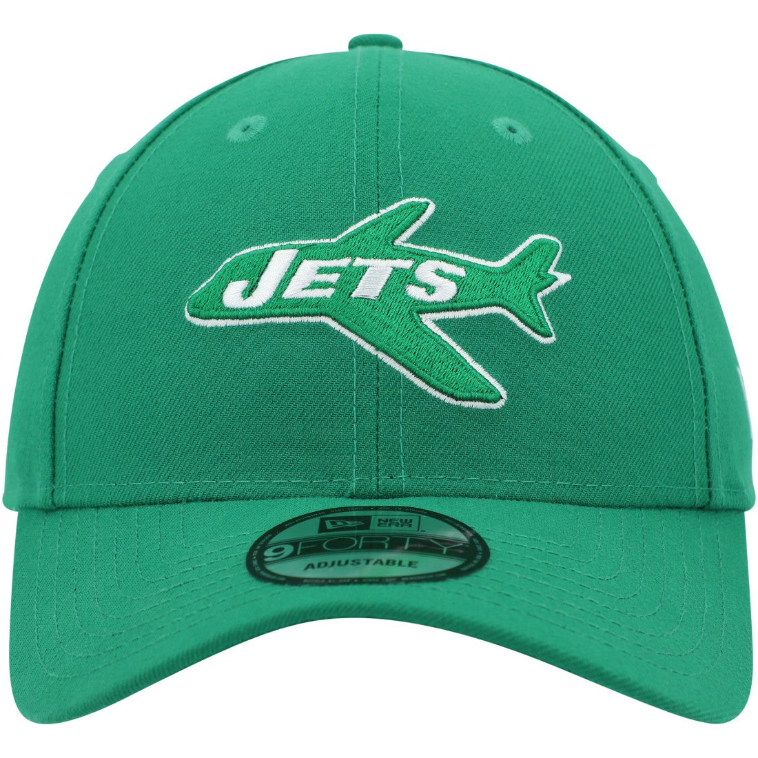 New York Jets New Era Plane The League 9FORTY Adjustable Hat Kelly Green - NFL